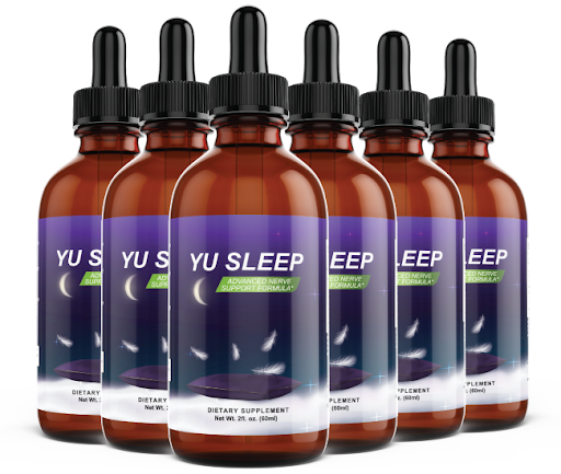 Yu Sleep plant-based nighttime drops bottle